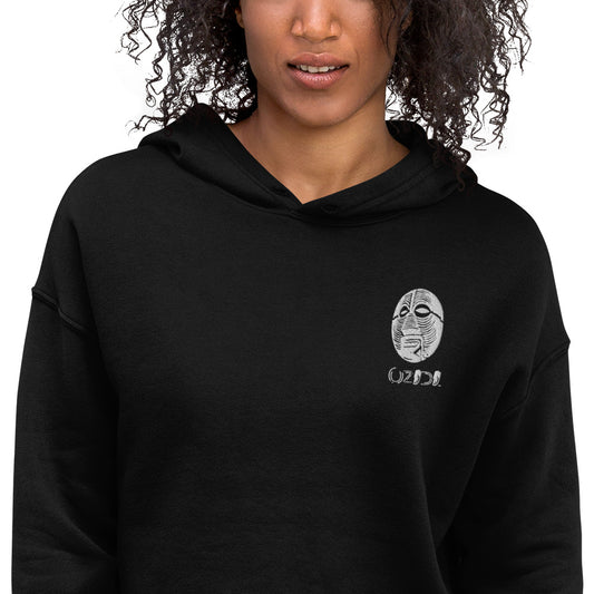 OZIDI "The Spirit" Embroidered Crop Hoodie