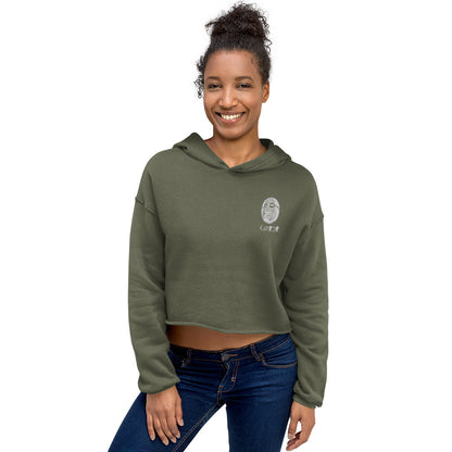 OZIDI "The Spirit" Embroidered Crop Hoodie
