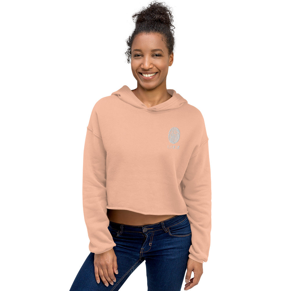OZIDI "The Spirit" Embroidered Crop Hoodie