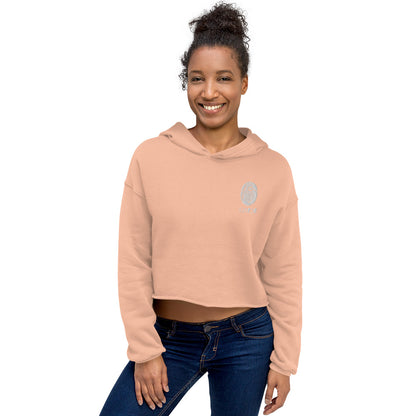 OZIDI "The Spirit" Embroidered Crop Hoodie