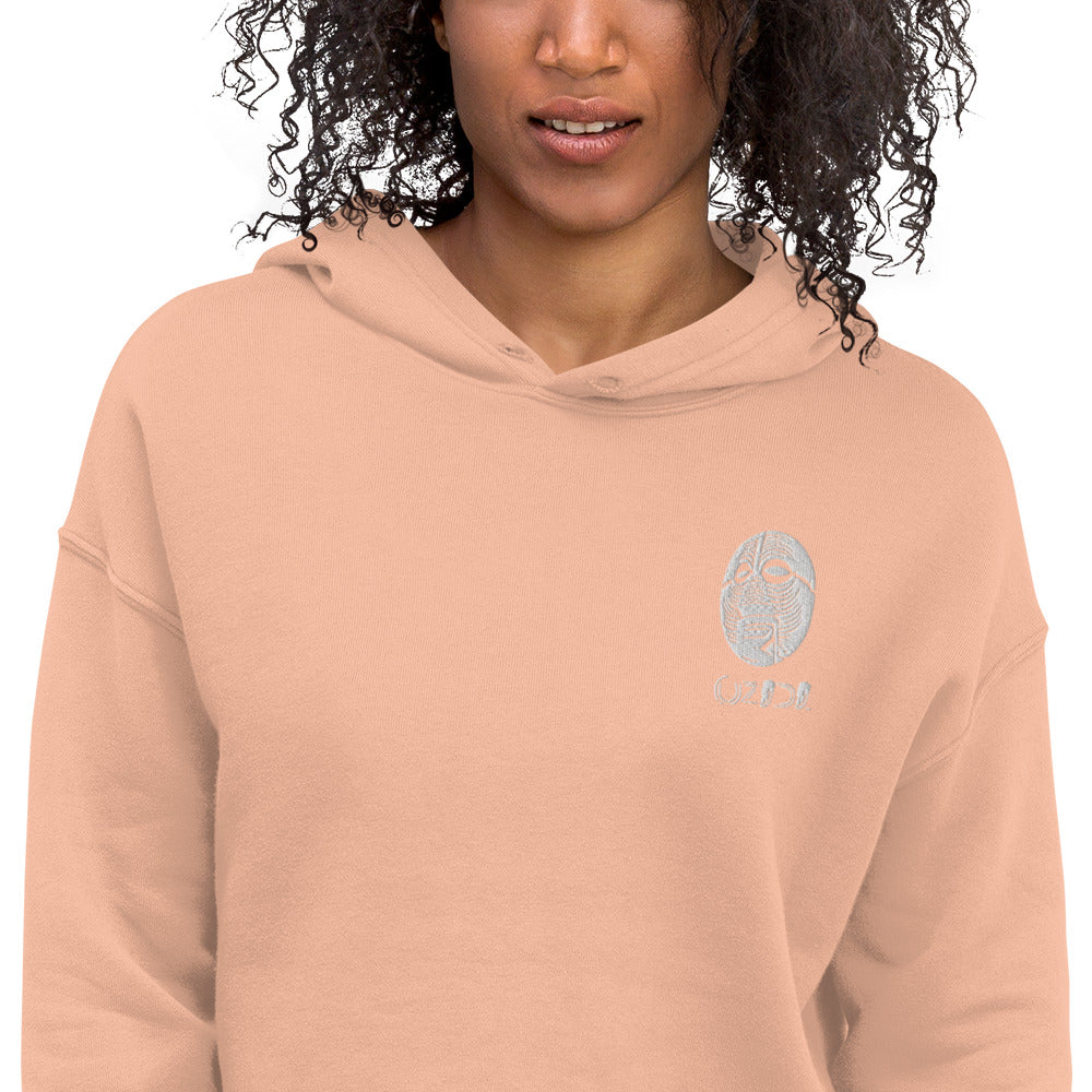 OZIDI "The Spirit" Embroidered Crop Hoodie