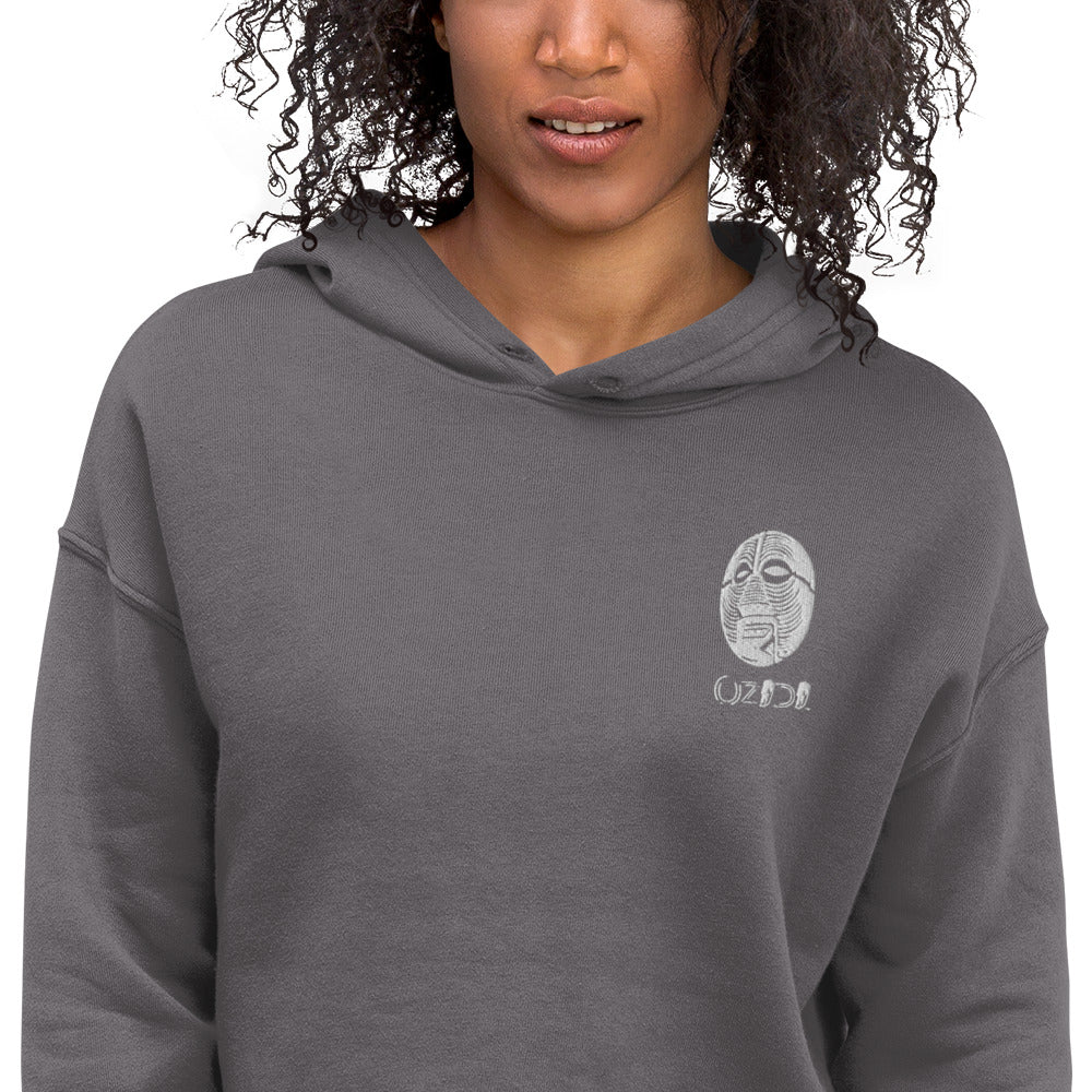 OZIDI "The Spirit" Embroidered Crop Hoodie