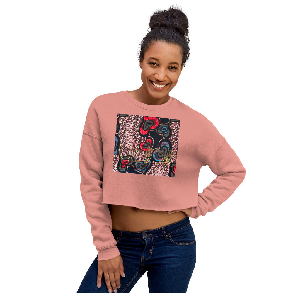 OZIDI "The Heart" Crop Sweatshirt